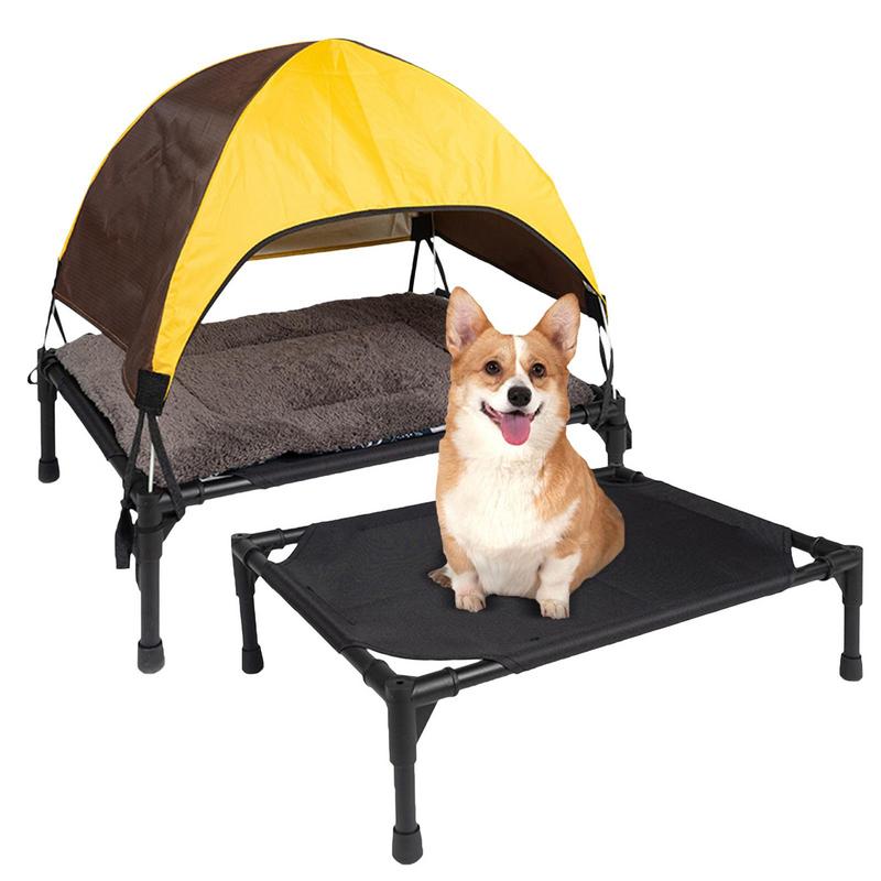 Outdoor Camping Dog Bed - Açık yükseltilmiş köpek yatağı katlanabilir yükseltilmiş