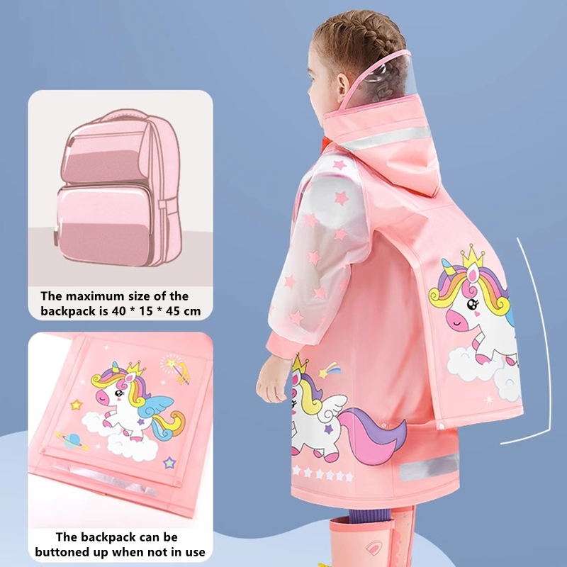 Camping Rain Poncho - Çocuklar Yağmurluk Su Geçirmez Yağmur Panço