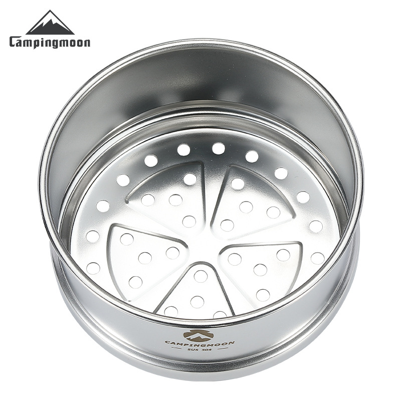 Outdoor Camping Dining Set - CAMPINGMOON 600ml Paslanmaz Çelik Taşınabilir Kamp
