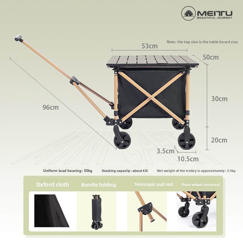 Açık Hava Katlanır El Arabası  - Outdoor Camping Trolley incelemesi ve fiyatı
