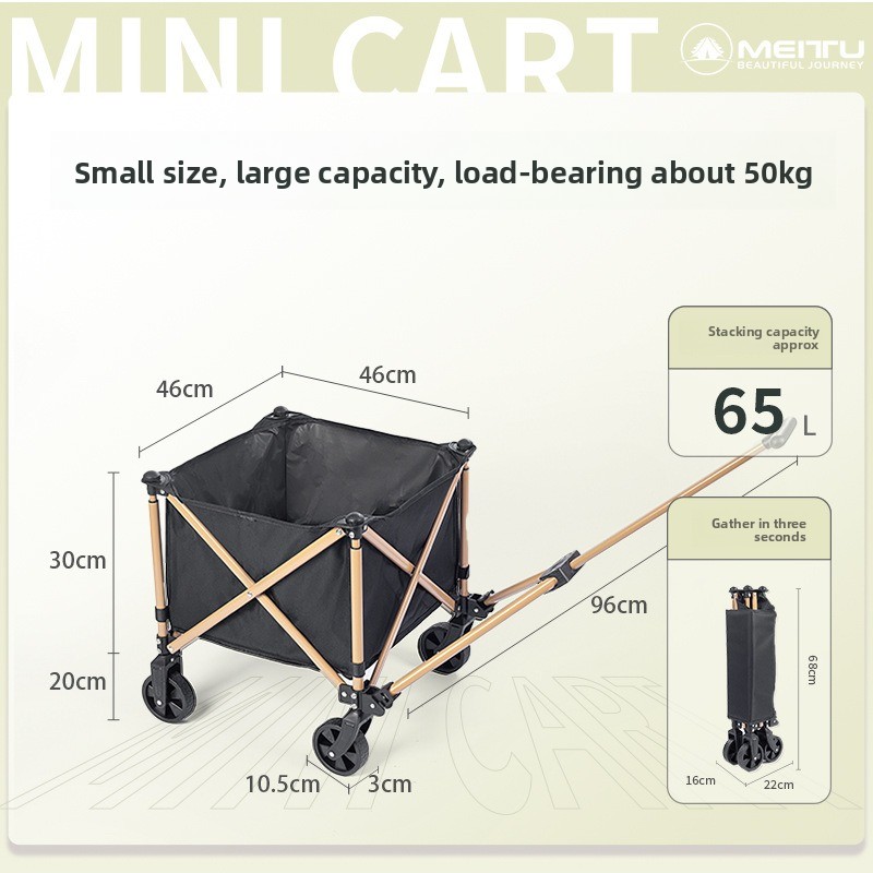 Açık Hava Katlanır El Arabası  - Outdoor Camping Trolley incelemesi ve fiyatı