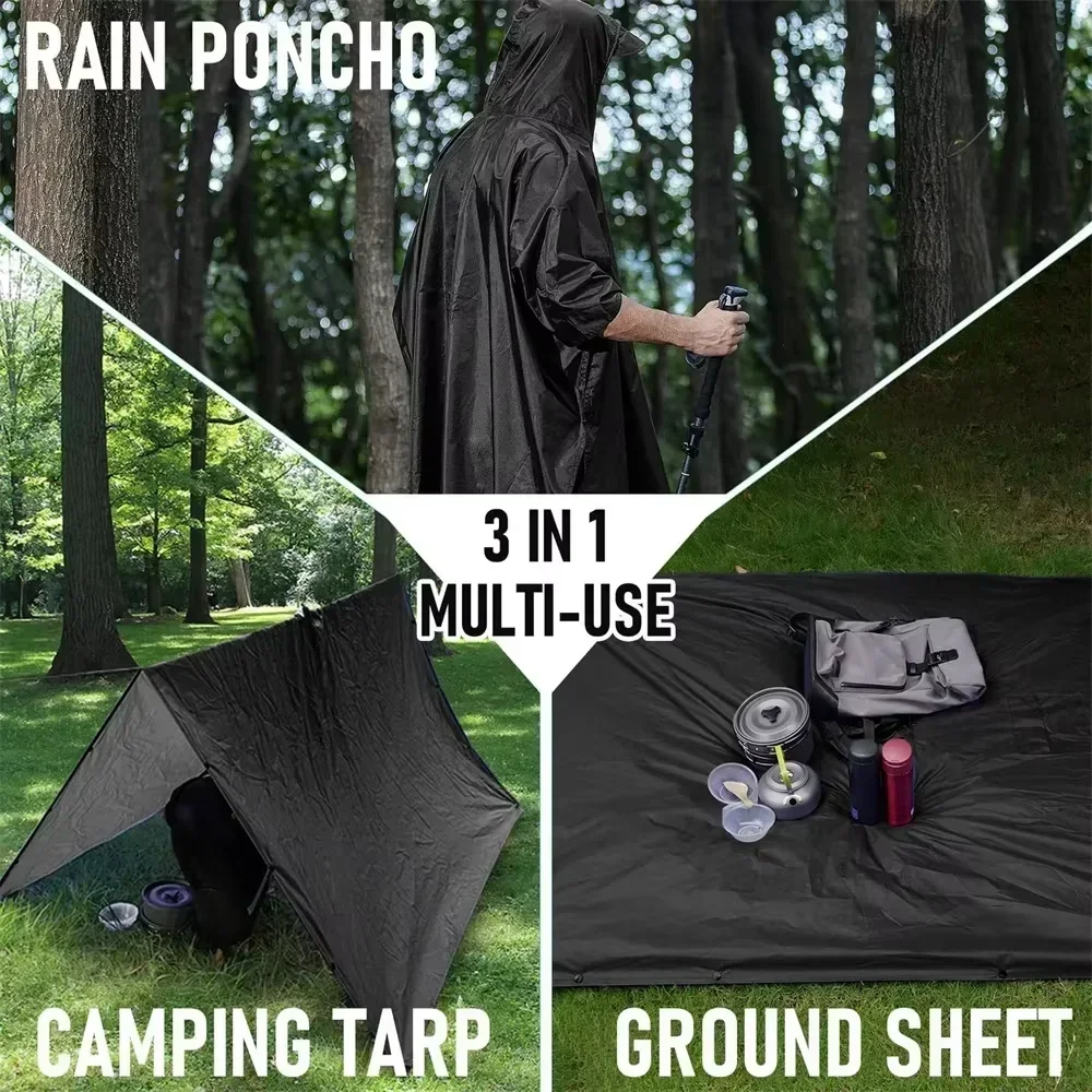 2026 3'ü 1 Arada Su Geçirmez K - Camping Rain Poncho incelemesi ve fiyatı