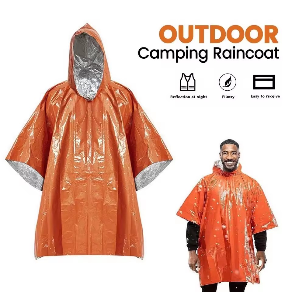 1 Adet/2 Adet Acil Durum Yağmu - Camping Rain Poncho incelemesi ve fiyatı