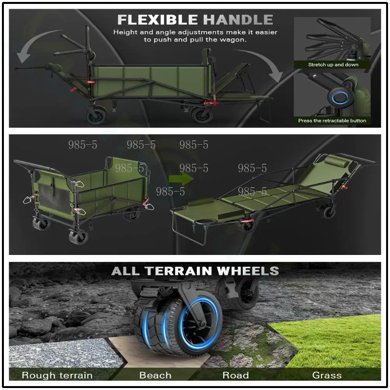 Bahçe Ev Dış Mekan Arabası Kam - Outdoor Camping Trolley incelemesi ve fiyatı