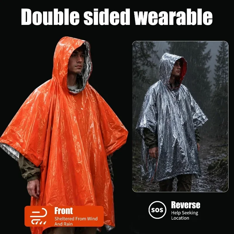 Kapüşonlu, Su Geçirmez ve Sıca - Camping Rain Poncho incelemesi ve fiyatı